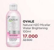 Promo Harga Ovale Natural H2O Micellar Water Brightening 100 ml - Watsons