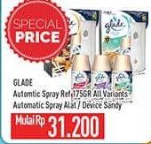 Promo Harga GLADE Automatic Spray All Variants/ Alat  - Hypermart