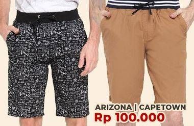 Promo Harga ARIZONA/ CAPETOWN Short Pants  - Carrefour