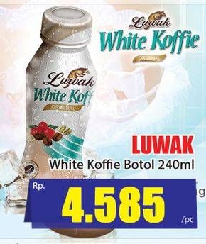 Promo Harga Luwak White Koffie Ready To Drink 240 ml - Hari Hari