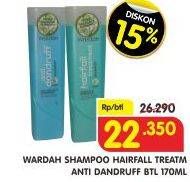 Promo Harga WARDAH Shampoo Hair Fall, Anti Dandruff 170 ml - Superindo