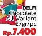 Promo Harga DELFI Chocolate All Variants 27 gr - LotteMart