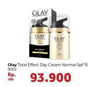 Promo Harga OLAY Total Effects 7 in 1 Anti Ageing Day Cream Normal SPF 15 50 gr - Carrefour