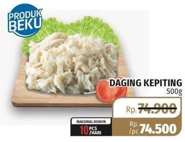 Promo Harga Daging Kepiting per 500 gr - Lotte Grosir