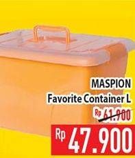 Promo Harga MASPION Container Box Favorite L  - Hypermart