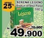 Promo Harga SERENA Biskuit Legend 580 gr - Giant