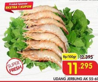 Promo Harga Udang Jerbung AK 55-60 per 100 gr - Superindo