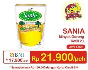 Promo Harga SANIA Minyak Goreng 2 ltr - Indomaret