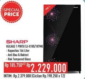 Promo Harga Sharp SJ-X185/187MG  - Hypermart