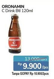 Promo Harga ORONAMIN C Drink per 2 botol 120 ml - Alfamidi