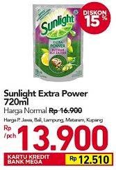 Promo Harga SUNLIGHT Pencuci Piring Extra Power With Biji Zaitun 720 ml - Carrefour