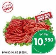 Promo Harga Daging Giling Sapi Spesial per 100 gr - Superindo