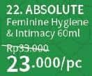 Promo Harga Absolute Feminine Hygiene 60 ml - Guardian