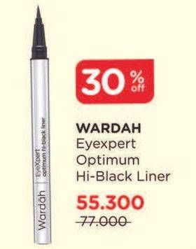 Promo Harga WARDAH EyeXpert Optimum Hi Black Liner 1 gr - Watsons