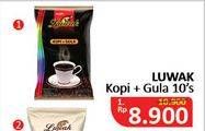 Promo Harga Luwak Kopi + Gula per 10 sachet - Alfamidi