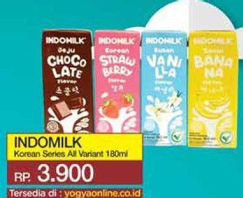 Promo Harga Indomilk Korean Series All Variants 180 ml - Yogya