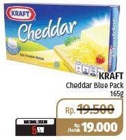 Promo Harga KRAFT Cheese Cheddar Blue Pack 165 gr - Lotte Grosir