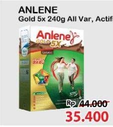 Promo Harga Anlene Gold Plus 5x Hi-Calcium All Variants 250 gr - Alfamart
