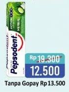 Promo Harga PEPSODENT Pasta Gigi Action 123 Herbal 190 gr - Alfamart