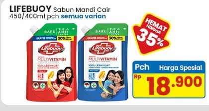 Promo Harga Lifebuoy Body Wash All Variants 400 ml - Indomaret