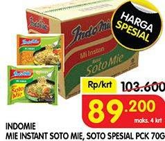 Promo Harga INDOMIE Mi Kuah Soto Mie, Soto Spesial per 40 pcs 70 gr - Superindo