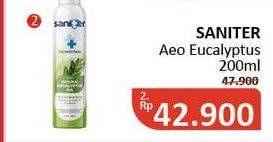 Promo Harga SANITER Air & Surface Sanitizer Aerosol Natural Eucalyptus Oil 200 ml - Alfamidi