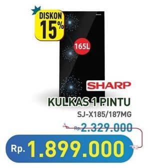 Promo Harga Sharp SJ-X185/187MG  - Hypermart