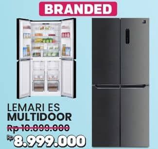 Promo Harga Branded Lemari Es Multidoor  - COURTS