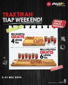 Promo Harga Traktiran Tiap Weekend  - Pizza Hut