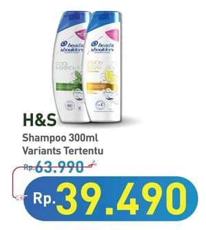 Promo Harga Head & Shoulders Shampoo 300 ml - Hypermart