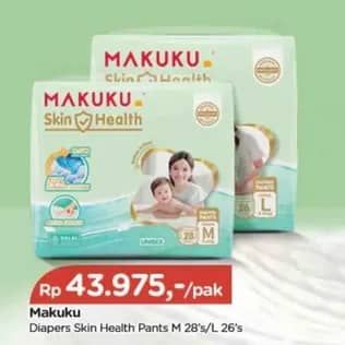 Promo Harga Makuku Skin Health Pants L26, M28 26 pcs - TIP TOP