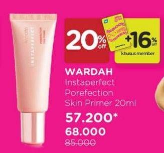 Promo Harga Wardah Instaperfect Porefection Skin Primer 20 ml - Watsons