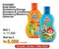 Promo Harga KODOMO Body Wash/Shampoo & Conditioner  - Indomaret
