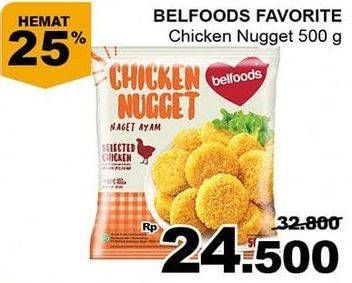 Promo Harga BELFOODS Nugget 500 gr - Giant