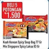 Sedaap Korean Spicy/Singapore Spicy Laksa