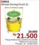 Promo Harga SANIA Minyak Goreng 2 ltr - Alfamidi