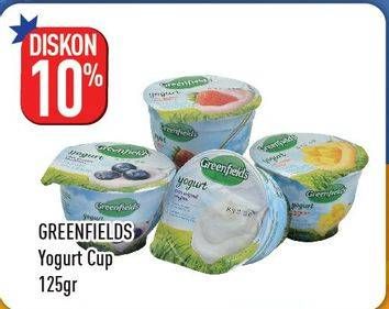 Promo Harga GREENFIELDS Yogurt 125 gr - Hypermart