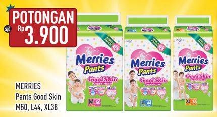 Promo Harga Merries Pants Good Skin M50, L44, XL38  - Hypermart