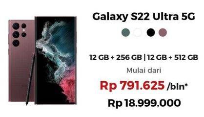 Promo Harga SAMSUNG Galaxy S22 Ultra 5G 12GB + 256GB, 12GB + 512GB  - Erafone