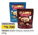 Promo Harga TANGO Wafer Chocolate, Vanilla Milk 125 gr - Alfamart