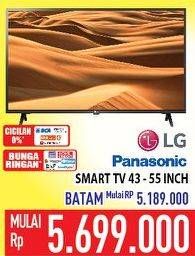 Promo Harga LG / Panasonic Smart TV 43 - 55 Inch  - Hypermart
