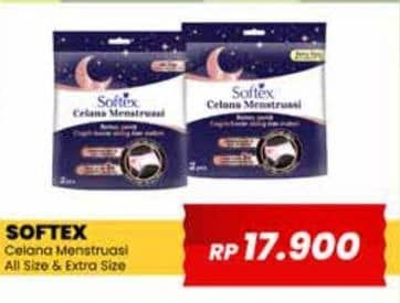 Promo Harga Softex Celana Menstruasi All Size, Extra Size 2 pcs - Yogya