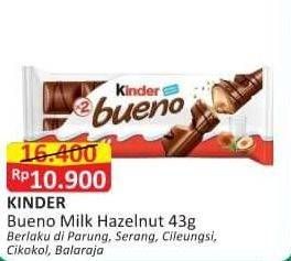 Promo Harga KINDER JOY Bueno Milk Hazelnut 43 gr - Alfamart