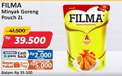 Promo Harga Filma Minyak Goreng 2000 ml - Alfamart
