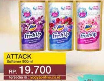 Promo Harga Attack Fresh Up Softener 800 ml - Yogya