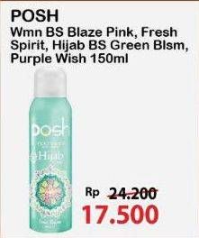 Promo Harga Posh Perfumed Body Spray/Hijab Perfumed Body Spray  - Alfamart