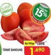 Promo Harga Tomat Bandung per 100 gr - Superindo