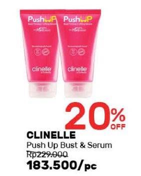 Promo Harga CLINELLE Push Up Firm & Lift Bust Serum  - Guardian