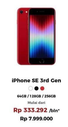 Promo Harga Apple iPhone SE Generasi Ke-3  - Erafone