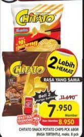 Promo Harga Chitato Snack Potato Chips 68 gr - Superindo